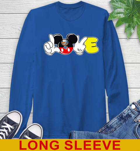 New York Islanders NHL Hockey Love Mickey Disney Sports Long Sleeve T-Shirt 9