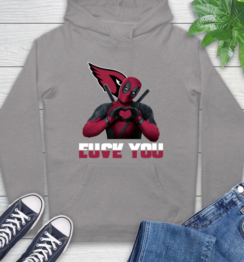 NHL Arizona Cardinals Deadpool Love You Fuck You Football Sports Hoodie 6