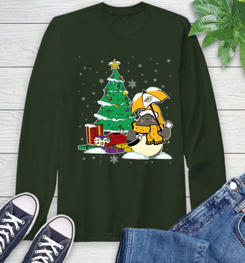 Nashville Predators NHL Hockey Cute Tonari No Totoro Christmas Sports Long Sleeve T-Shirt 7