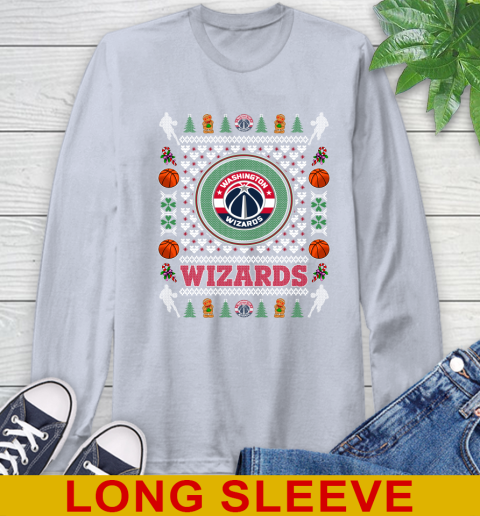 Washington Wizards Merry Christmas NBA Basketball Loyal Fan Long Sleeve T-Shirt 6