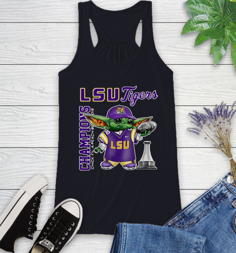 Baby Yoda LSU Tigers Champion Shirt 45