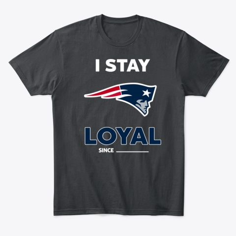 co2u new england patriots i stay loyal classic t shirt 2 front black