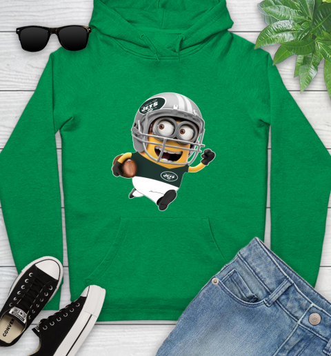 NFL New York Jets Minions Disney Football Sports Youth Hoodie 7