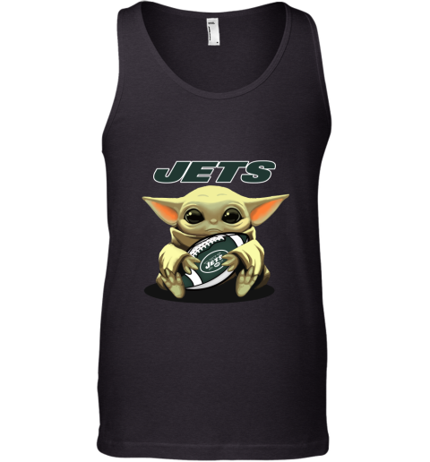 Baby Yoda Loves The New York Jets Star Wars NFL Tank Top