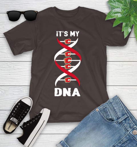 Calgary Flames NHL Hockey It's My DNA Sports Youth T-Shirt 7