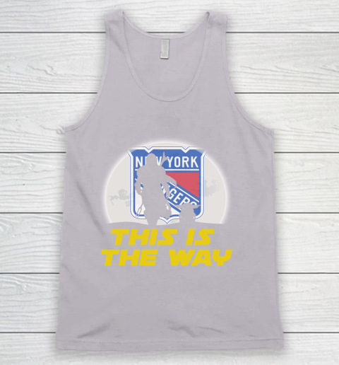 New York Rangers NHL Ice Hockey Star Wars Yoda And Mandalorian This Is The Way Tank Top 3