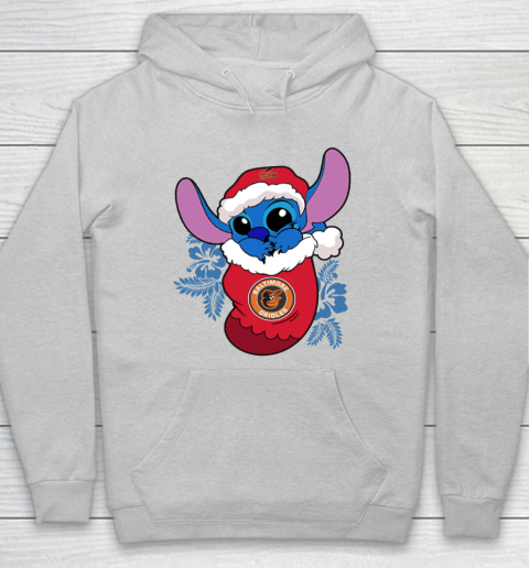 Baltimore Orioles Christmas Stitch In The Sock Funny Disney MLB Hoodie 6