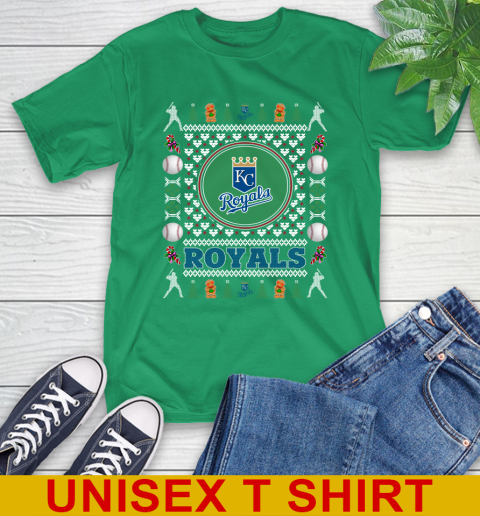 Kansas City Royals Merry Christmas MLB Baseball Loyal Fan T-Shirt - Image 8