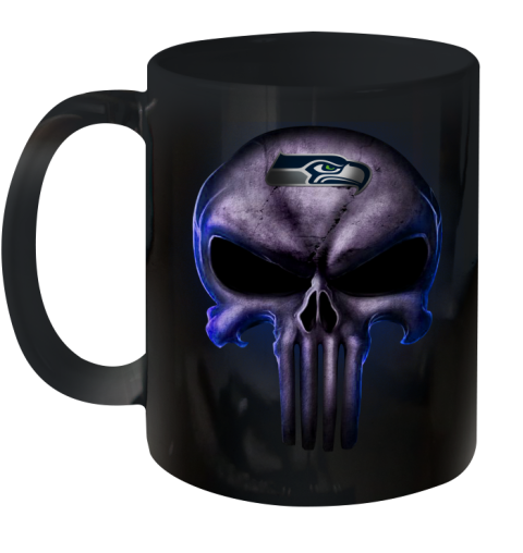 Seattle Seahawks NFL Football Punisher Skull Sports Ceramic Mug 11oz