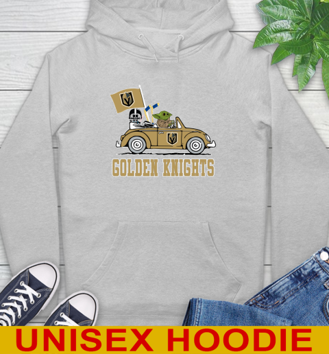 NHL Hockey Vegas Golden Knights Darth Vader Baby Yoda Driving Star Wars Shirt Hoodie 6
