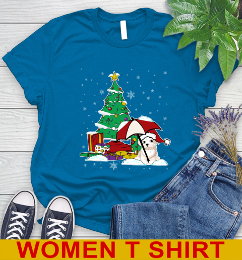 Maltese Christmas Dog Lovers Shirts 233