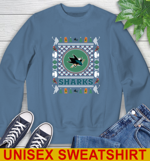 San Jose Sharks Merry Christmas NHL Hockey Loyal Fan Sweatshirt 10