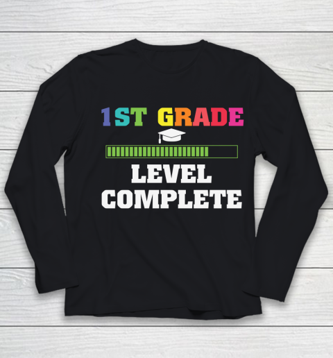 Back To School Shirt Back To School Shirt 1st grade level complete Youth Long Sleeve