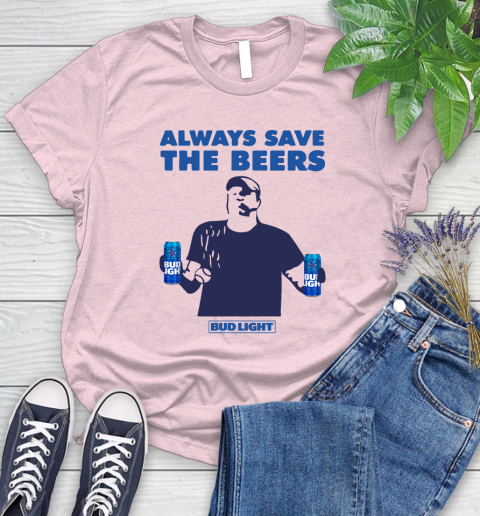 Always Save The Bees Beers Bud Light Jeff Adams Beers Over Baseball Women's T-Shirt 8