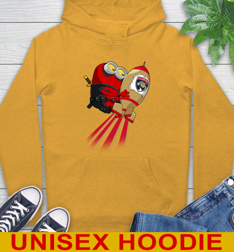 NHL Hockey Florida Panthers Deadpool Minion Marvel Shirt Hoodie 2