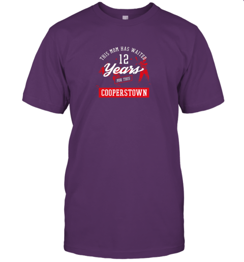 j9xo this mom has waited 12 years baseball sports cooperstown jersey t shirt 60 front team purple