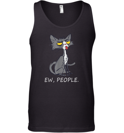 Funny Cat Ew People Meowy Cat Lovers Tank Top