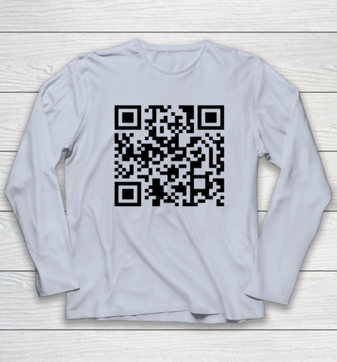 Trump Dance Troll QR Funny President Trump Dance Code Long Sleeve T-Shirt 4