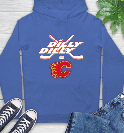 NHL Calgary Flames Dilly Dilly Hockey Sports Hoodie 9