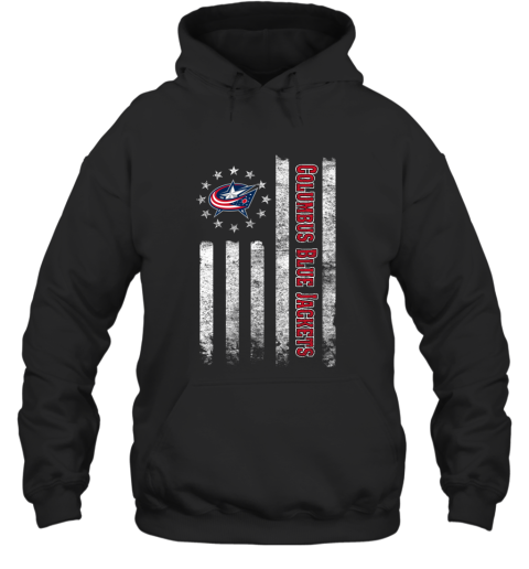 NHL American Flag Hockey Sports Columbus Blue Jackets Hoodie