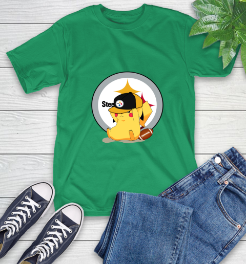NFL Pikachu Football Sports Pittsburgh Steelers T-Shirt 7