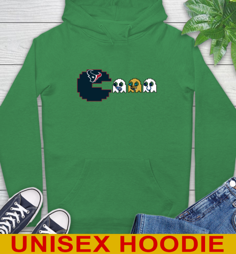 Houston Texans NFL Football Pac Man Champion Hoodie 8