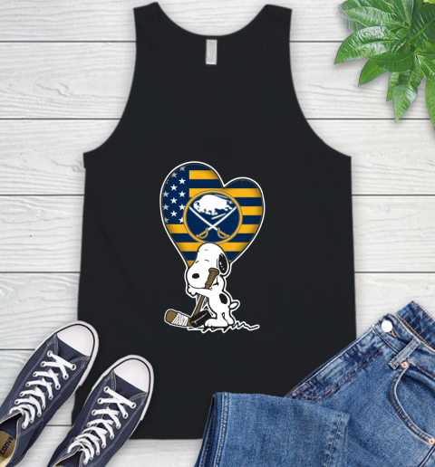 Buffalo Sabres NHL Hockey The Peanuts Movie Adorable Snoopy Tank Top 2