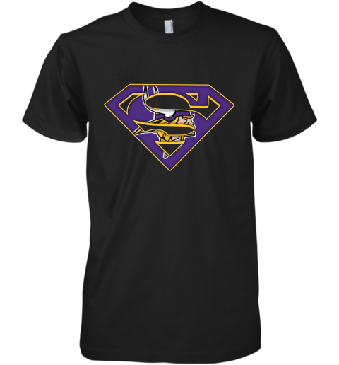 We Are Undefeatable The Minnesota Vikings x Superman NFL Premium Men's T-Shirt