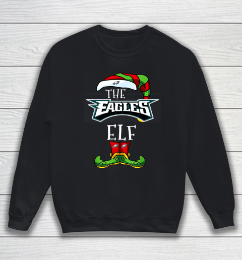 Philadelphia Eagles Christmas ELF Funny NFL Sweatshirt