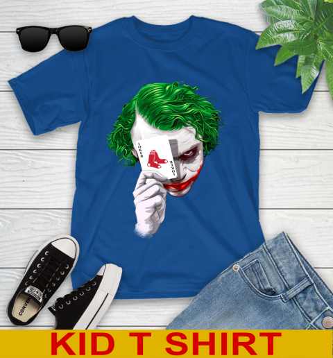 Boston Red Sox MLB Baseball Joker Card Shirt Youth T-Shirt 10