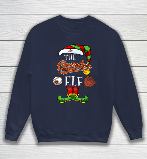 Baltimore Orioles Christmas ELF Funny MLB Sweatshirt 2