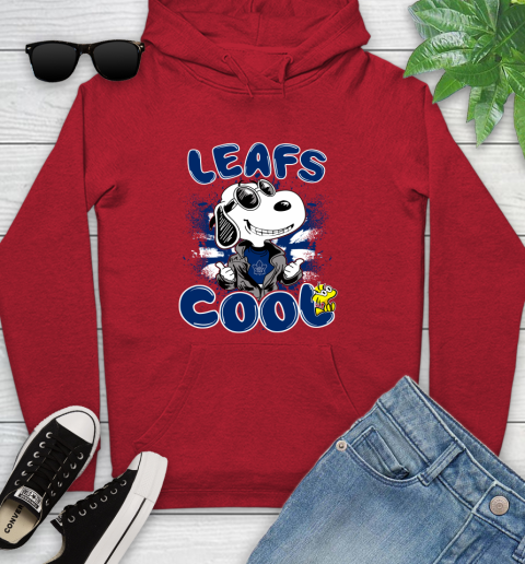 NHL Hockey Toronto Maple Leafs Cool Snoopy Shirt Youth Hoodie 10
