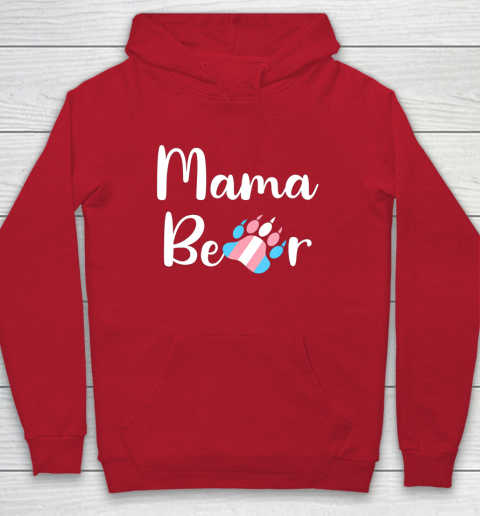 Mama Bear Transgender Mom T Shirt Trans Pride Gift Hoodie 7