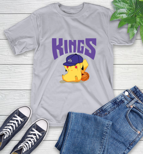 NBA Pikachu Basketball Sports Sacramento Kings T-Shirt 6