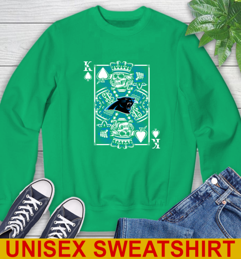 Carolina Panthers NFL Football The King Of Spades Death Cards Shirt Sweatshirt 8