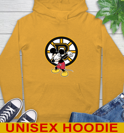 Boston Bruins NHL Hockey Dabbing Mickey Disney Sports Hoodie 3