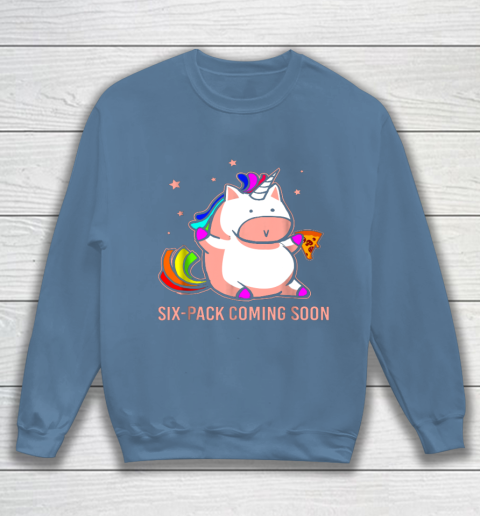 Unicorn Six Pack Funny Cute Shirt Coming Soon Fat Unicorn Sweatshirt 6