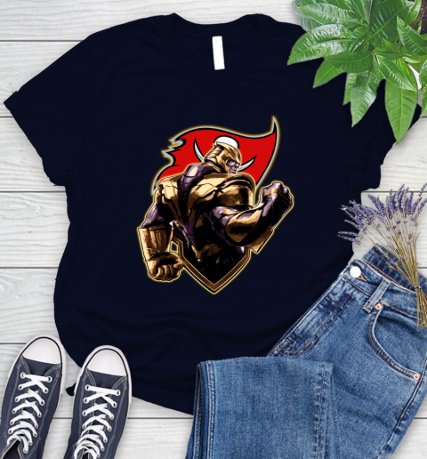 NFL Thanos Avengers Endgame Football Sports Tampa Bay Buccaneers Women's T-Shirt 3