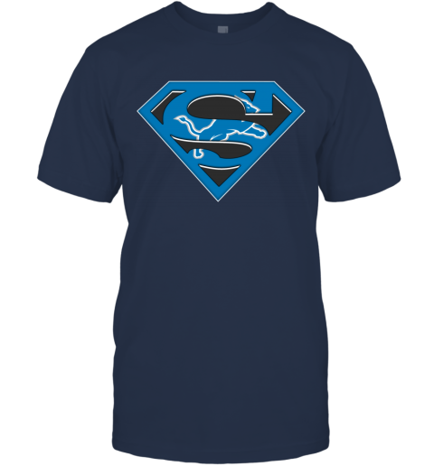 Detroit Lions Strong Like Dad Superman T-Shirt - T-shirts Low Price