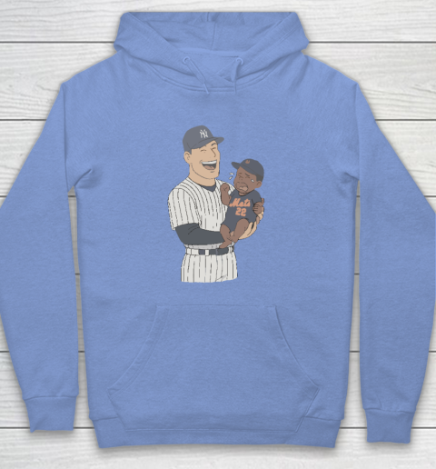 Yankees Holding Crying Mets Baby Hoodie 7
