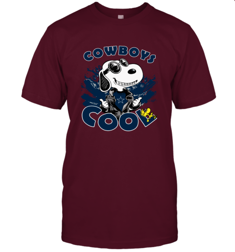 zp4q dallas cowboys snoopy joe cool were awesome shirt jersey t shirt 60 front maroon