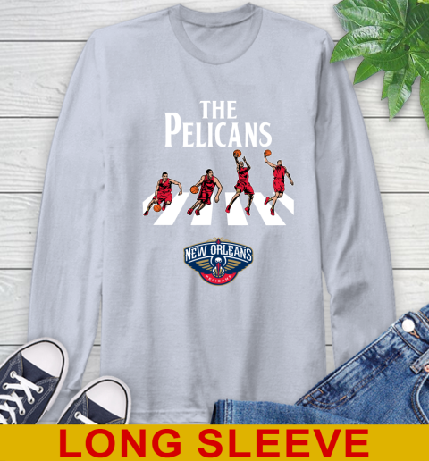 NBA Basketball New Orleans Pelicans The Beatles Rock Band Shirt Long Sleeve T-Shirt 7 NBA Basketball New Orleans Pelicans The Beatles Rock Band Shirt Long Sleeve T-Shirt - Image 7