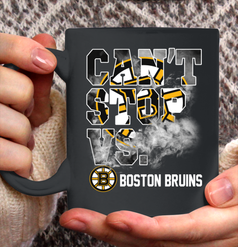 NHL Boston Bruins Hockey Can't Stop Vs Ceramic Mug 11oz