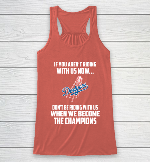 MLB Los Angeles Dodgers Baseball We Become The Champions Racerback Tank 3