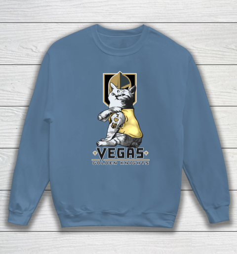 NHL My Cat Loves Vegas Golden Knights Hockey Sweatshirt 6