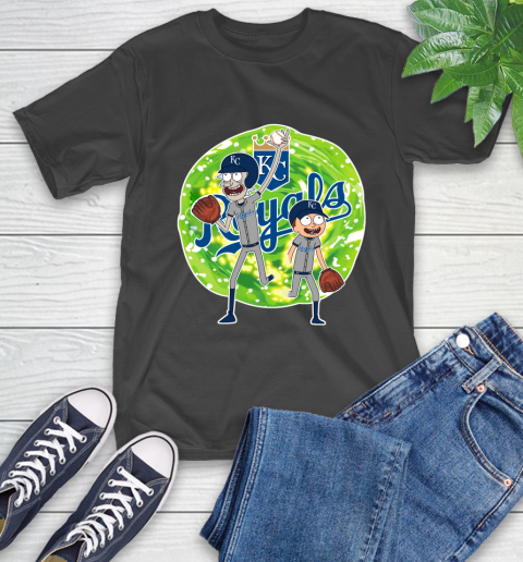 MLB Kansas City Royals Rick And Morty Baseball Sports T-Shirt 2