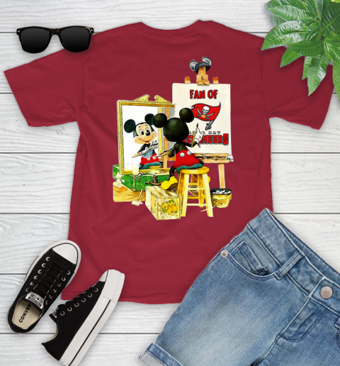 NFL Football Tampa Bay Buccaneers Mickey Drawing Shirt 105