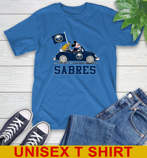 NHL Hockey Buffalo Sabres Pluto Mickey Driving Disney Shirt T-Shirt 9