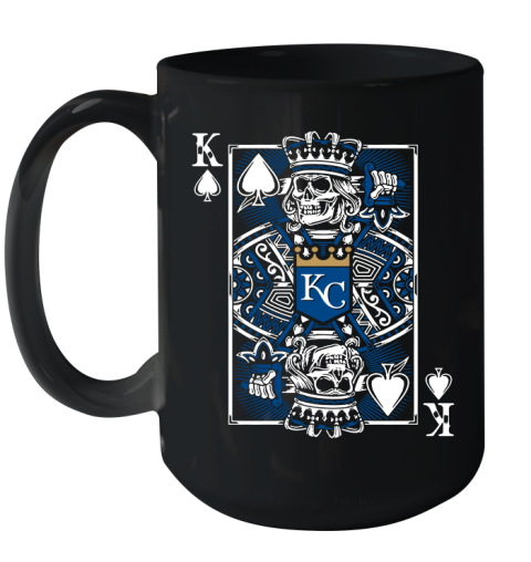 Kansas City Royals MLB Baseball The King Of Spades Death Cards Shirt Ceramic Mug 15oz