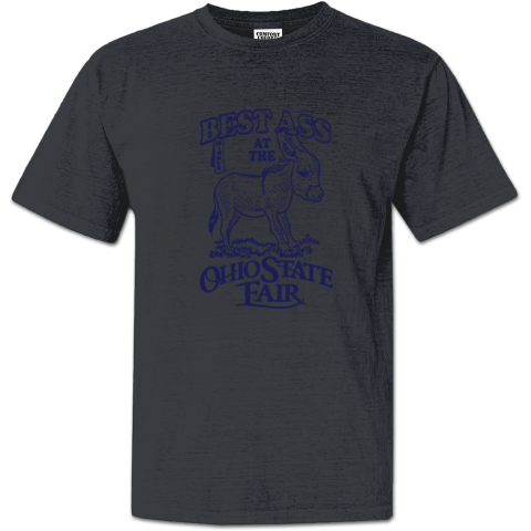 Best Ass At The Ohio State Fair Premium Dyed Heavyweight T-Shirt